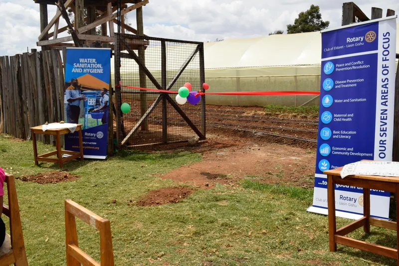 A greenhouse opened at the farm school at Outspan